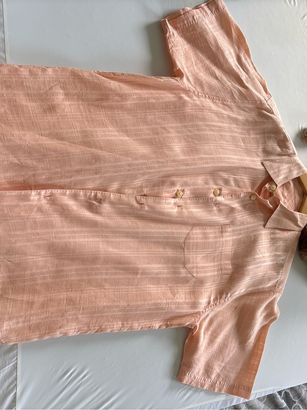 Tommy Bahama Peach Short-Sleeve Button-Down Shirt